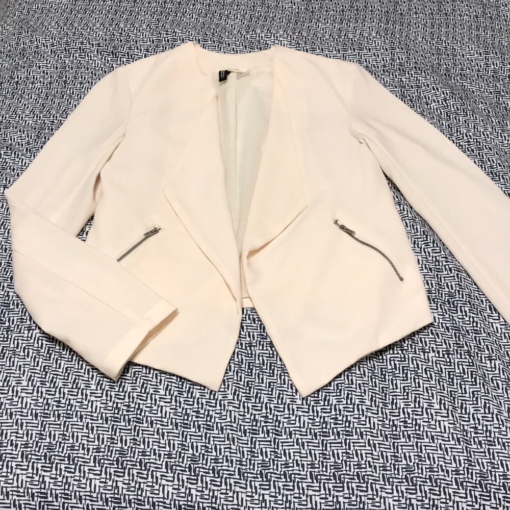 Cream-colored light blazer - H&M Divided - sz 4 US